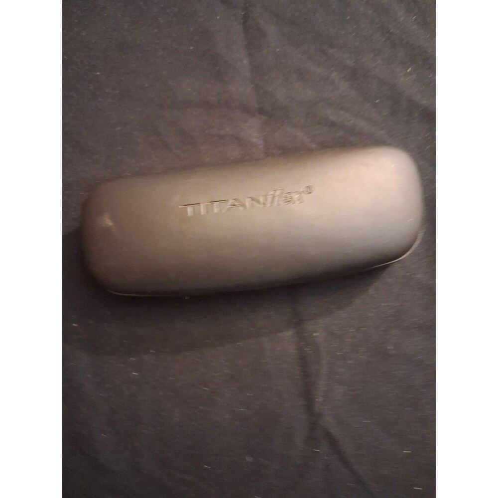 Titan Flex Slate Gray Eyewear Hard Case Replacement TF Titanflex Clamshell